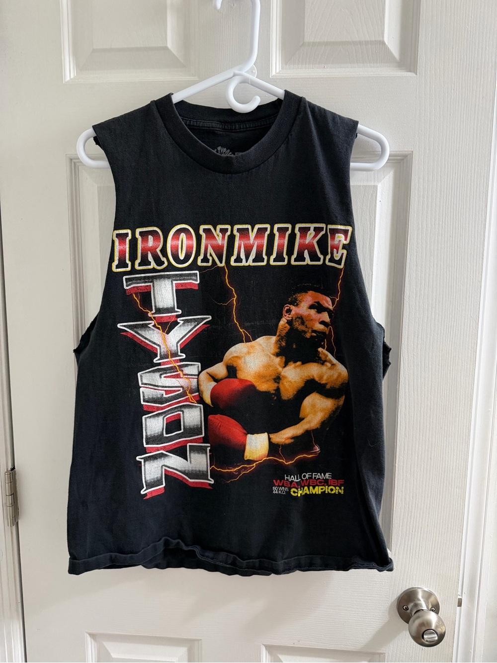 Iron Mike Tyson Vintage Graphic Muscle Tee - Tank T Shirt Large L